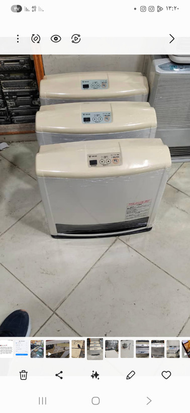 بخاری گازی برقی ژاپنی قدرت ۴۵۰۰
